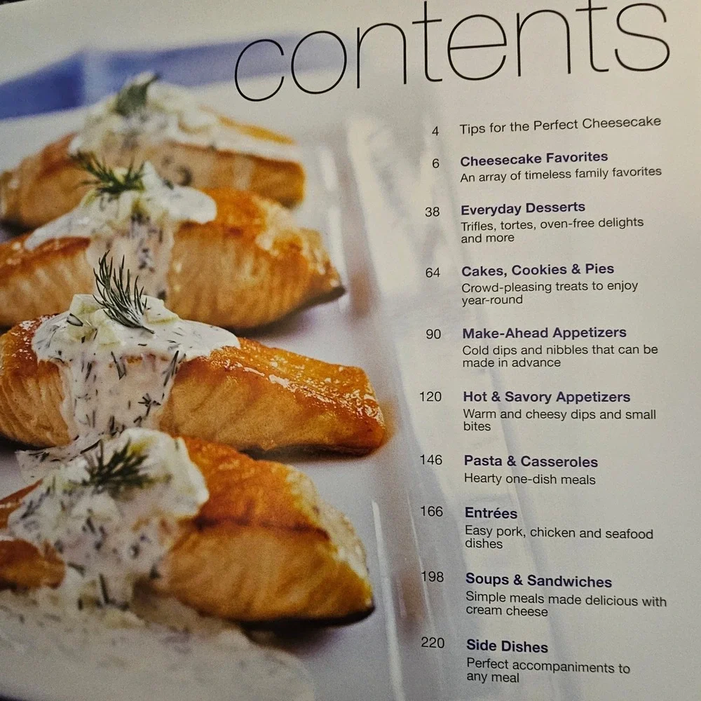 Kraft Philadelphia Cheesecakes‎ & More Cookbook 2009 Recipes Desserts Appetizers